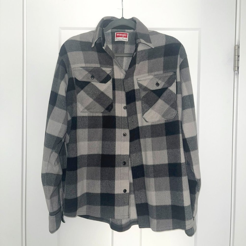 Black Flannel Sweater